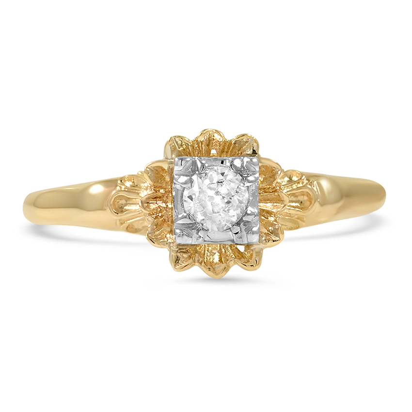Retro Diamond Vintage Ring