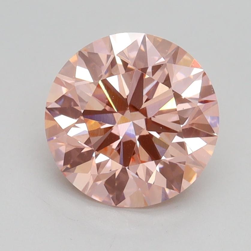1.73 Ct. Fancy Intense Pink Round Lab Grown Diamond