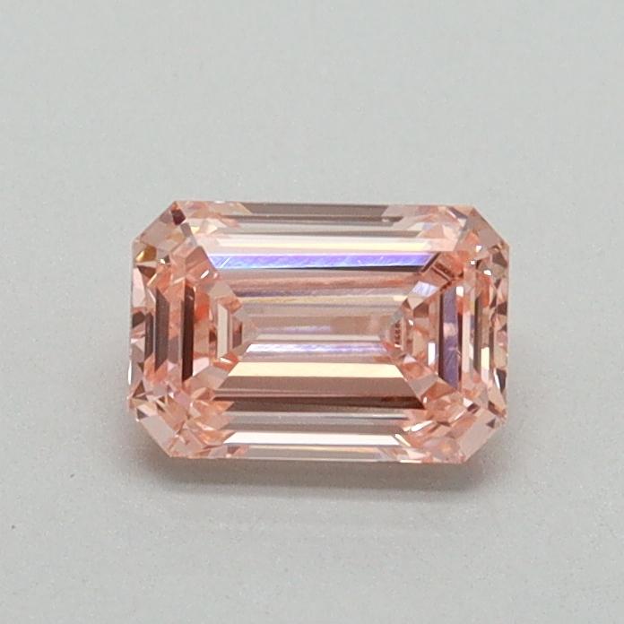 0.55 Ct. Fancy Intense Pink Emerald Lab Grown Diamond