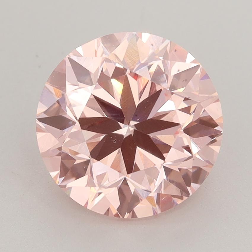 3.02 Ct. Fancy Intense  Pink Round Lab Grown Diamond