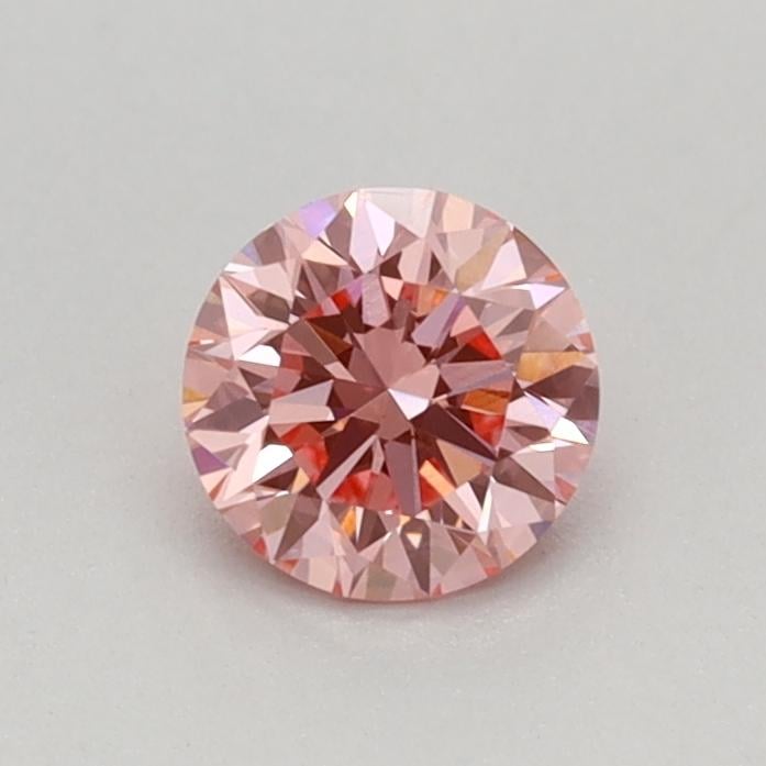 0.36 Ct. Fancy Vivid Pink Round Lab Grown Diamond