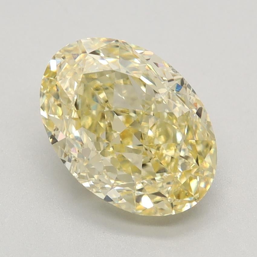 2.04 Ct. Fancy Intense Yellow Oval Lab Grown Diamond