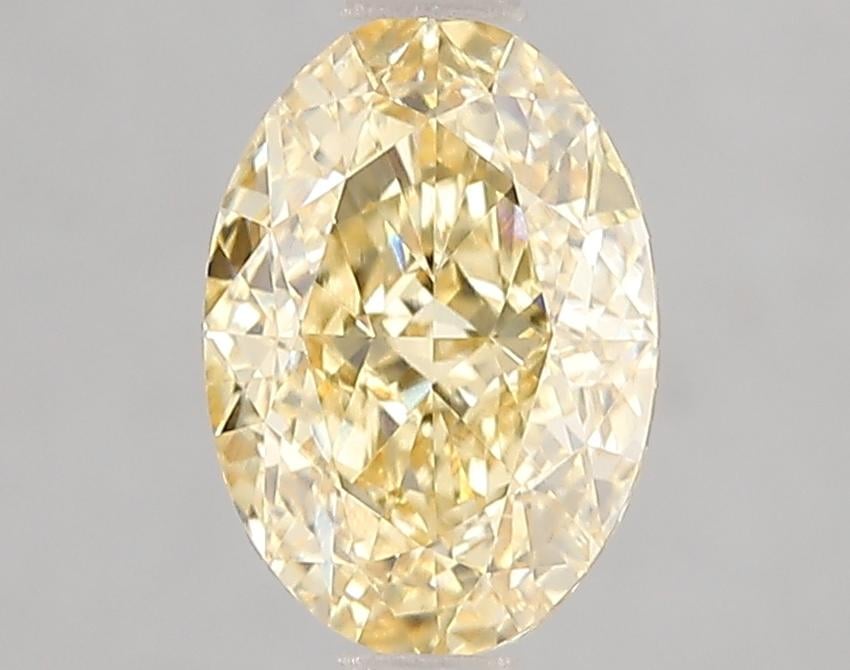 2.02 Ct. Fancy Vivid Yellow Oval Lab Grown Diamond