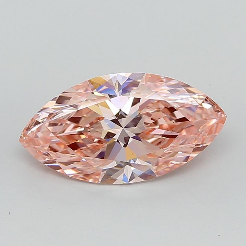 3.00 Ct. Fancy Vivid  Pink Marquise Lab Grown Diamond