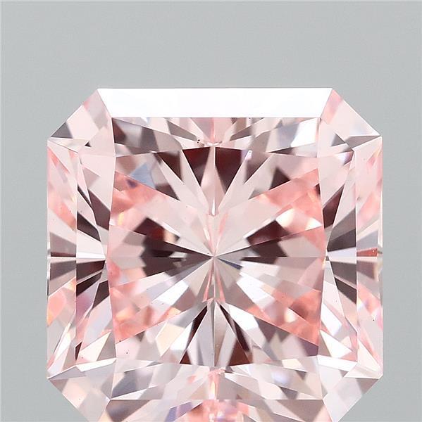 3.12 Ct. Fancy Intense Pink Radiant Lab Grown Diamond