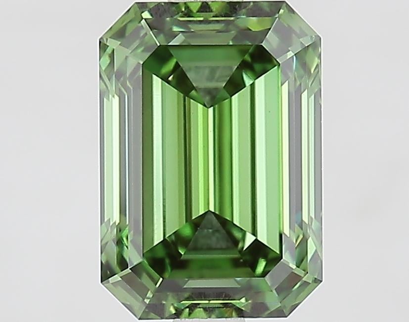 2.52 Ct. Fancy Vivid Green Emerald Lab Grown Diamond