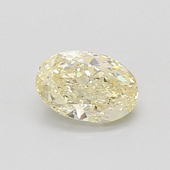 0.50 Ct. Fancy Light Yellow Oval Lab Grown Diamond