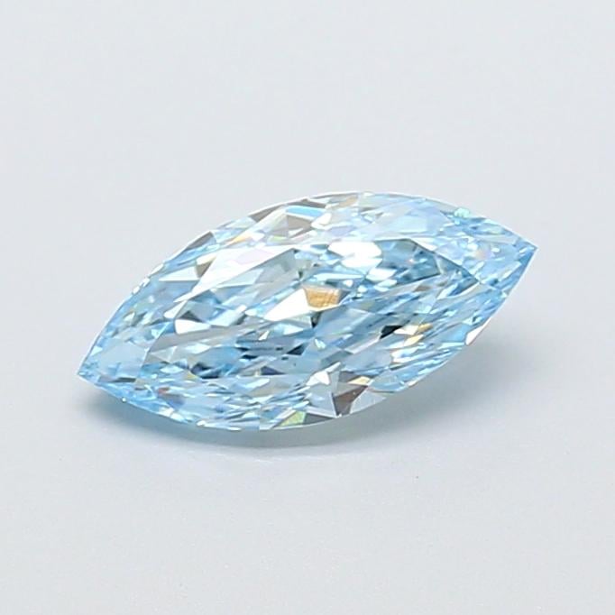 1.09 Ct. Fancy Vivid Blue Marquise Lab Grown Diamond