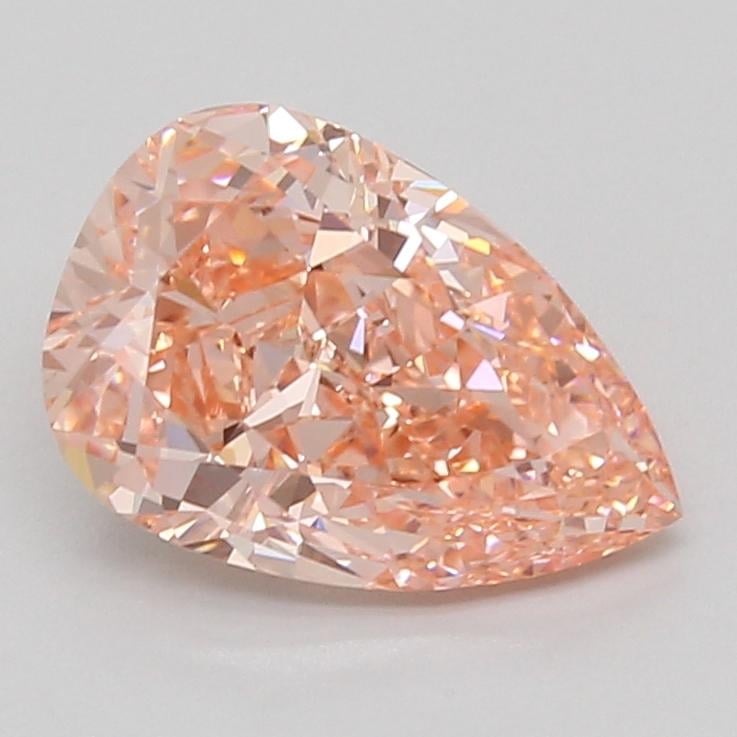 3.06 Ct. Fancy Vivid Pink Pear Lab Grown Diamond