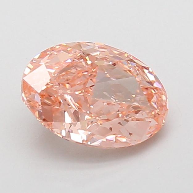 1.53 Ct. Fancy Vivid Pink Oval Lab Grown Diamond