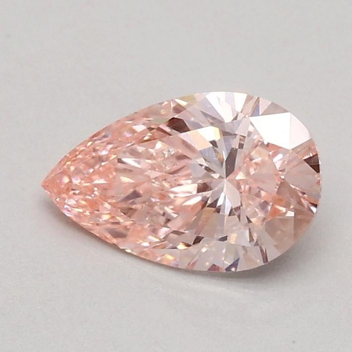 0.50 Ct. Fancy Intense Pink Pear Lab Grown Diamond