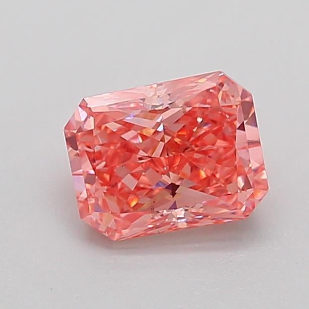 0.98 Ct. Fancy Vivid  Pink Radiant Lab Grown Diamond