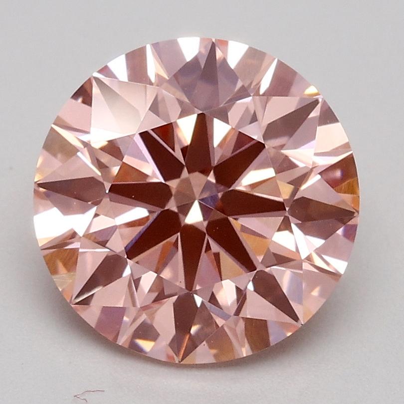 1.84 Ct. Fancy Intense Pink Round Lab Grown Diamond
