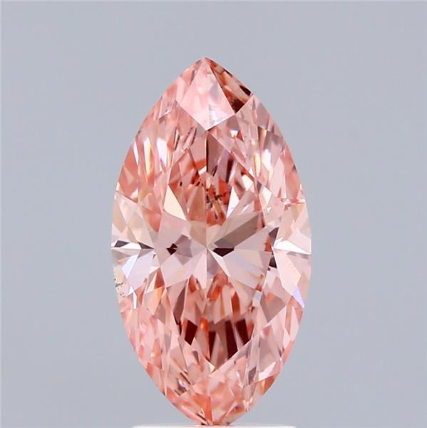 2.08 Ct. Fancy Vivid Pink Marquise Lab Grown Diamond