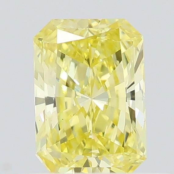 0.53 Ct. Fancy Intense Yellow Radiant Lab Grown Diamond