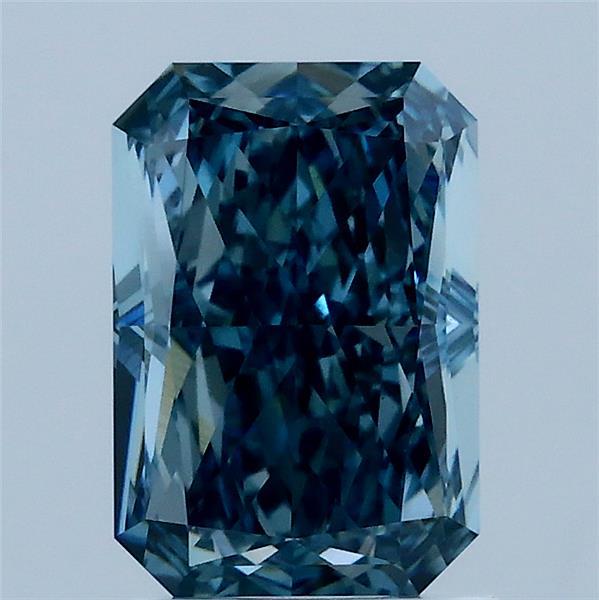 2.00 Ct. Fancy Vivid Blue Radiant Lab Grown Diamond