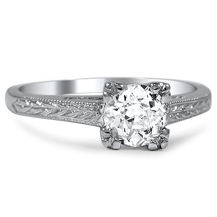 Art Deco Diamond Vintage Ring | Alake | Brilliant Earth