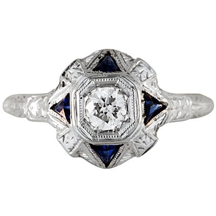 Art Deco Diamond Vintage Ring