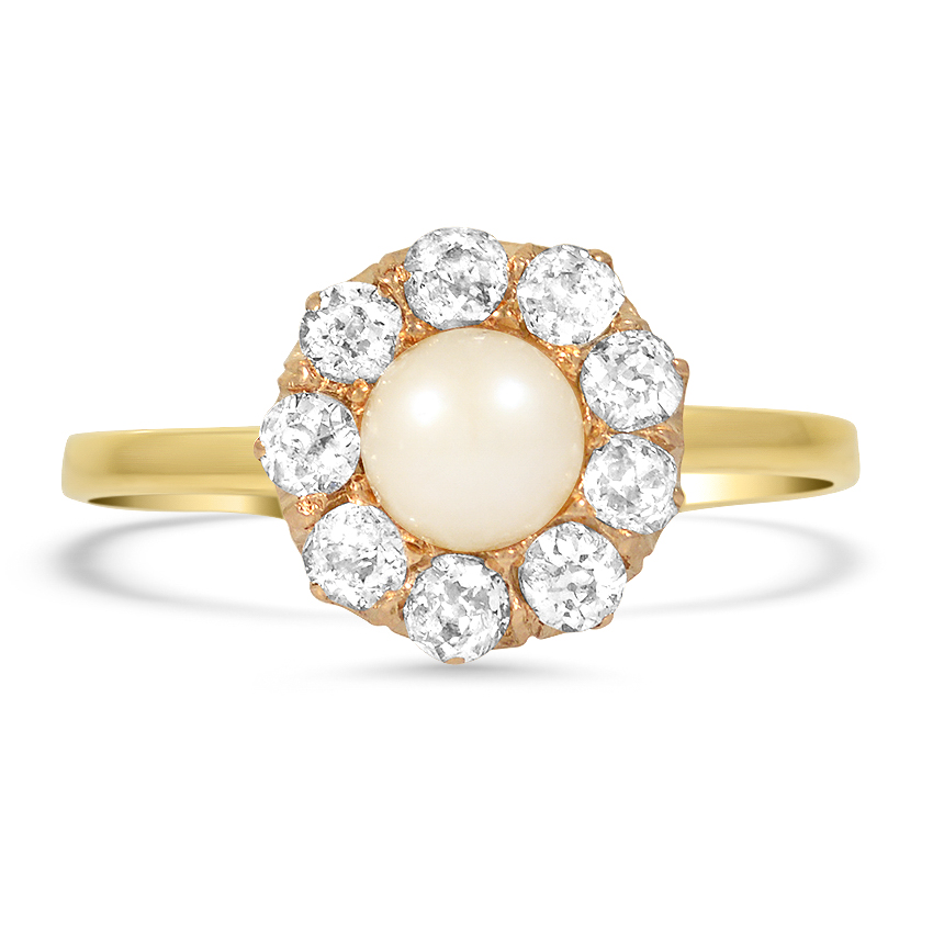 Edwardian Pearl Vintage Ring