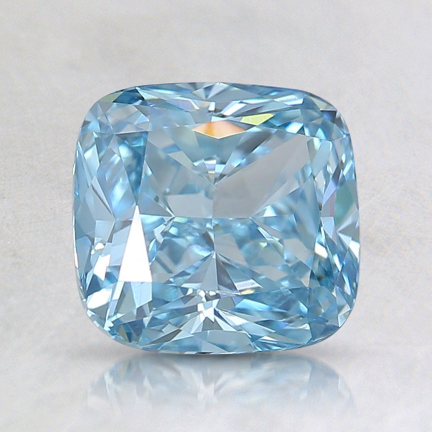 1.40 Ct. Fancy Blue Cushion Lab Created Diamond
