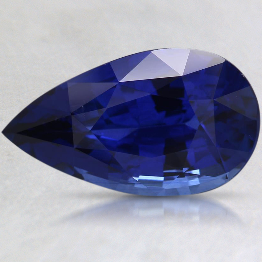 16.3x9.3mm Super Premium Blue Pear Sapphire