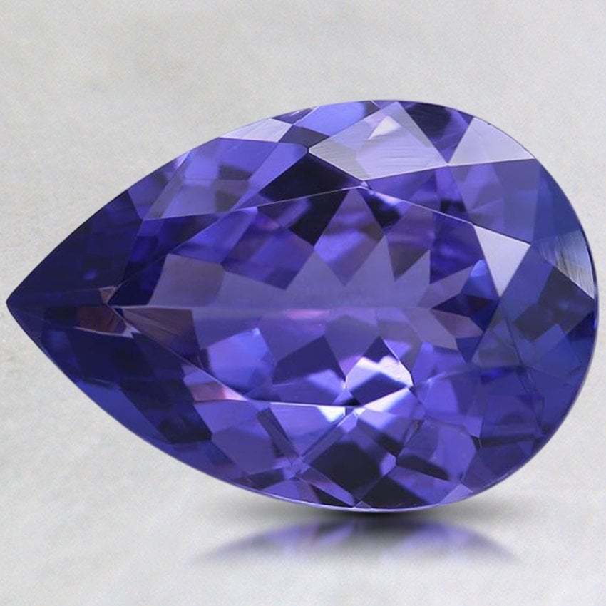 16.5x11.5mm Premium Purple Pear Tanzanite | TZTN16.5X11.5PS2_1