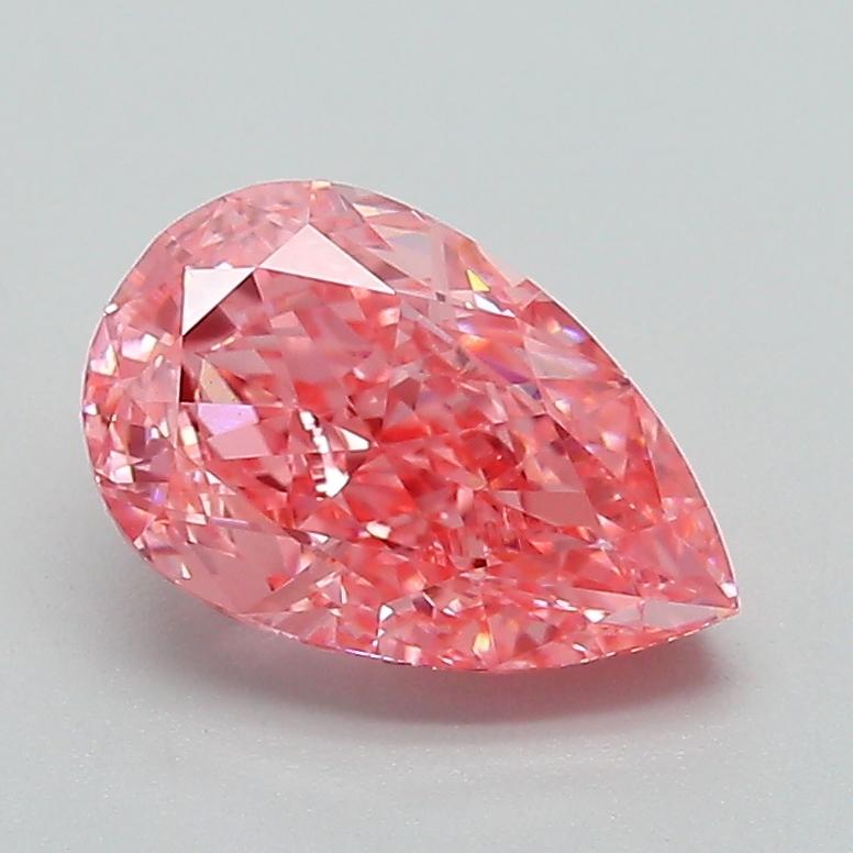 1.54 Ct. Fancy Vivid Pink Pear Lab Grown Diamond