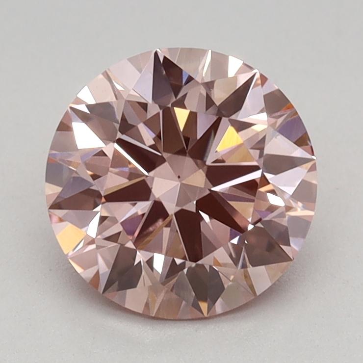 1.05 Ct. Fancy Intense Pink Round Lab Grown Diamond