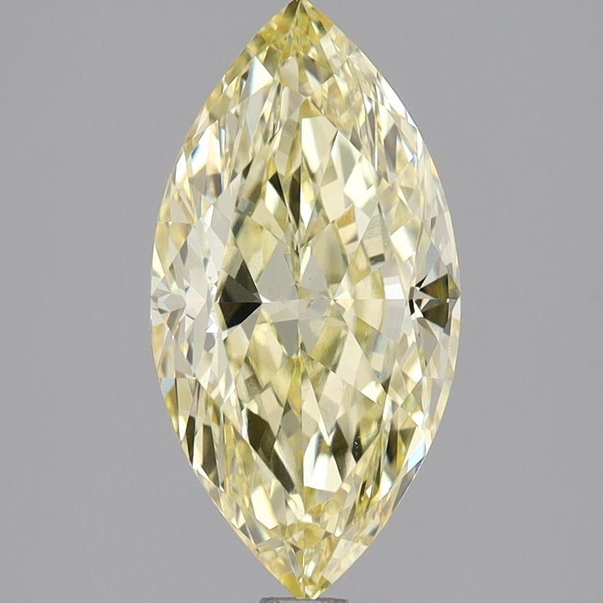 2.52 Ct. Fancy Yellow Marquise Lab Grown Diamond