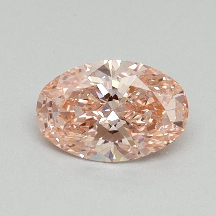 0.51 Ct. Fancy Intense Pink Oval Lab Grown Diamond