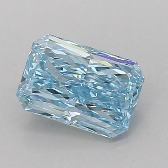 0.94 Ct. Fancy Vivid Blue Radiant Lab Grown Diamond