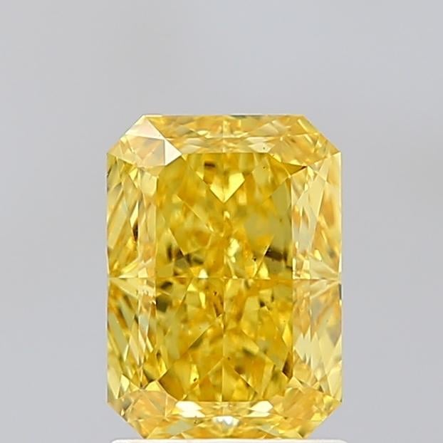 1.74 Ct. Fancy Vivid  Yellow Radiant Lab Grown Diamond