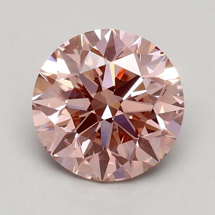 1.02 Ct. Fancy Intense Pink Round Lab Grown Diamond