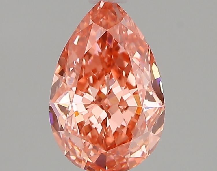 1.33 Ct. Fancy Vivid Pink Pear Lab Grown Diamond
