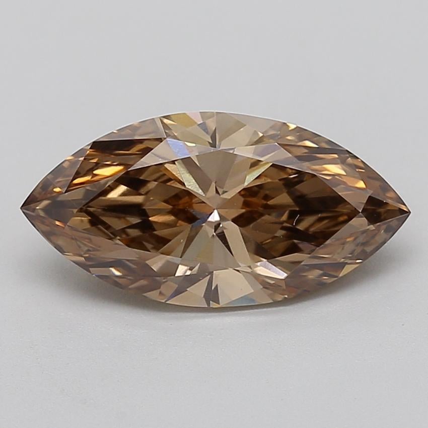3.23 Ct. Fancy  Brown Marquise Lab Grown Diamond