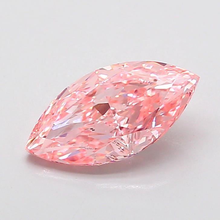 1.66 Ct. Fancy Vivid Pink Marquise Lab Grown Diamond