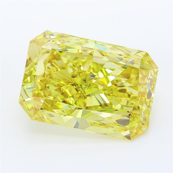 11.59 Ct. Fancy Intense Yellow Radiant Lab Grown Diamond