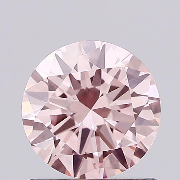 0.74 Ct. Fancy Intense Pink Round Lab Grown Diamond