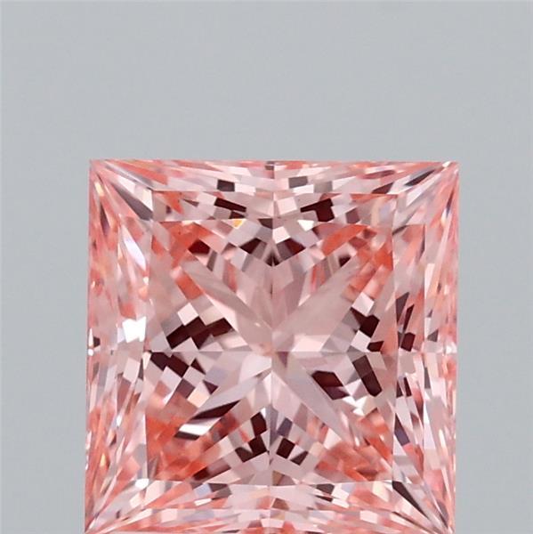 1.91 Ct. Fancy Vivid Pink Princess Lab Grown Diamond