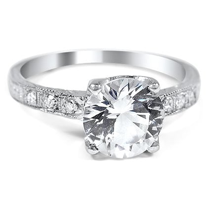 Art Deco Sapphire Vintage Ring