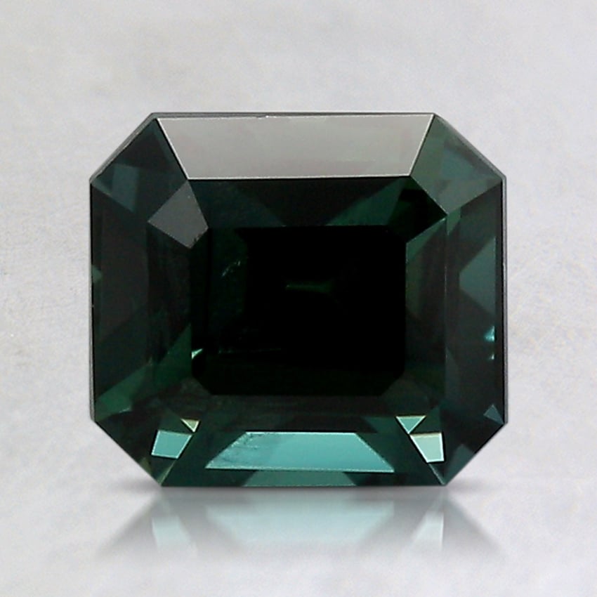 7.1x6.4mm Unheated Teal Emerald Sapphire