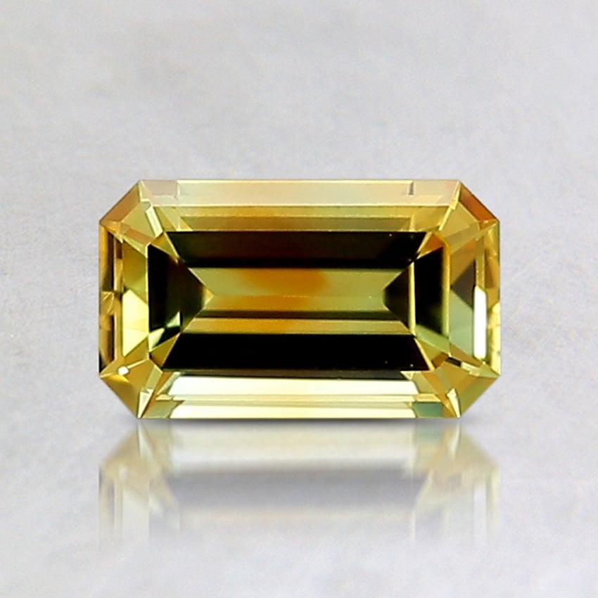 6.8x4.1mm Yellow Emerald Montana Sapphire