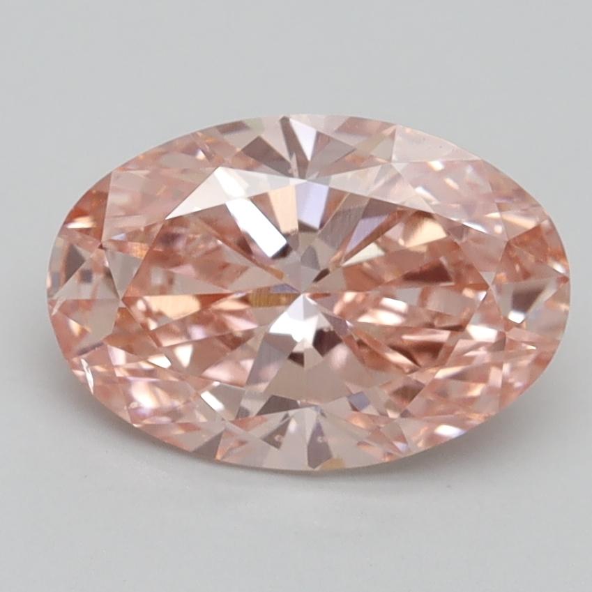 1.80 Ct. Fancy Vivid Pink Oval Lab Grown Diamond