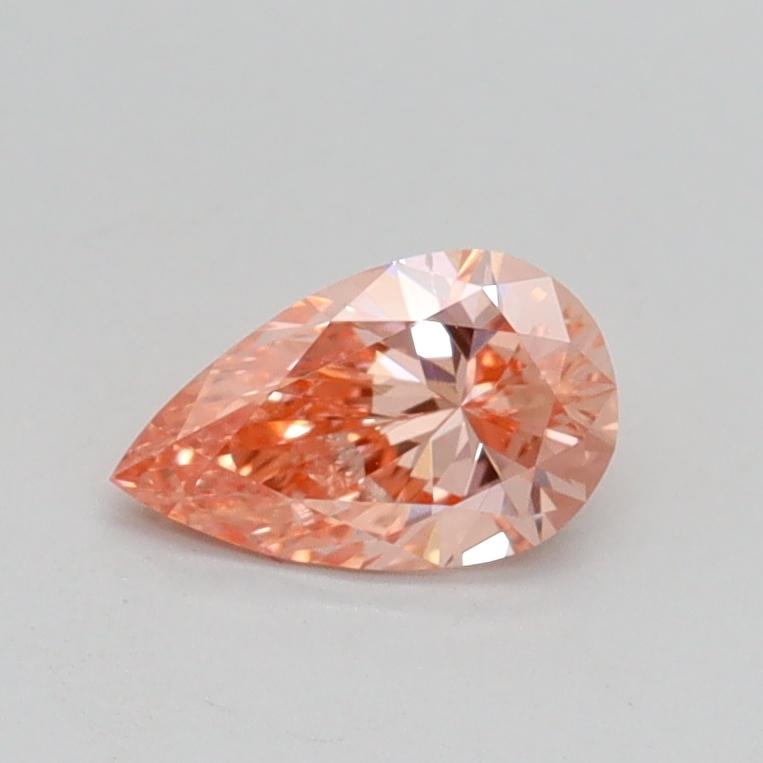 0.45 Ct. Fancy Intense Pink Pear Lab Grown Diamond