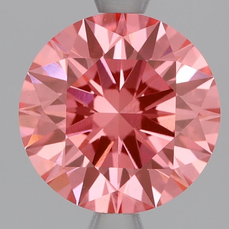 2.03 Ct. Fancy Vivid Pink Round Lab Grown Diamond