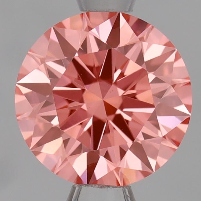 1.07 Ct. Fancy Vivid Pink Round Lab Grown Diamond