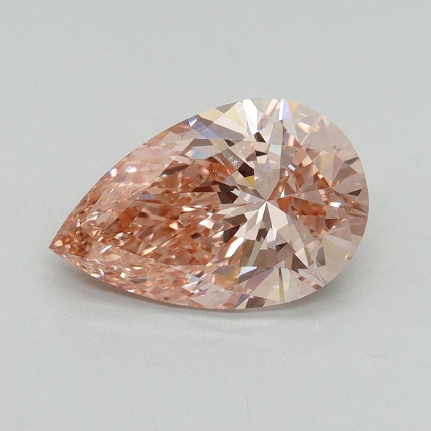 1.60 Ct. Fancy Intense Pink Pear Lab Grown Diamond