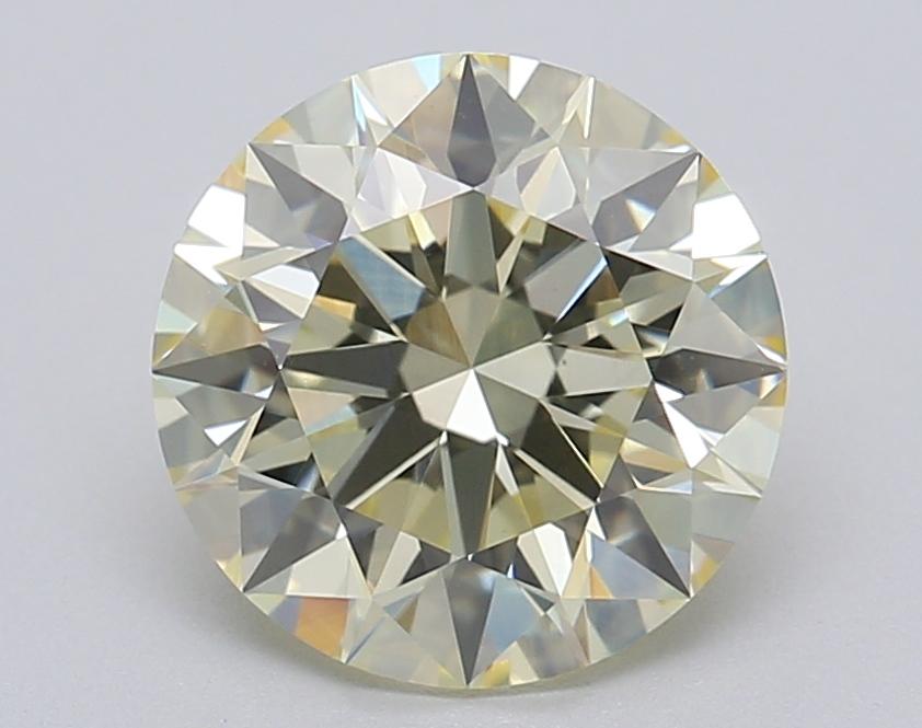 2.01 Ct. Light Yellow Round Lab Grown Diamond