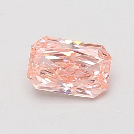 0.60 Ct. Fancy Vivid Pink Radiant Lab Grown Diamond
