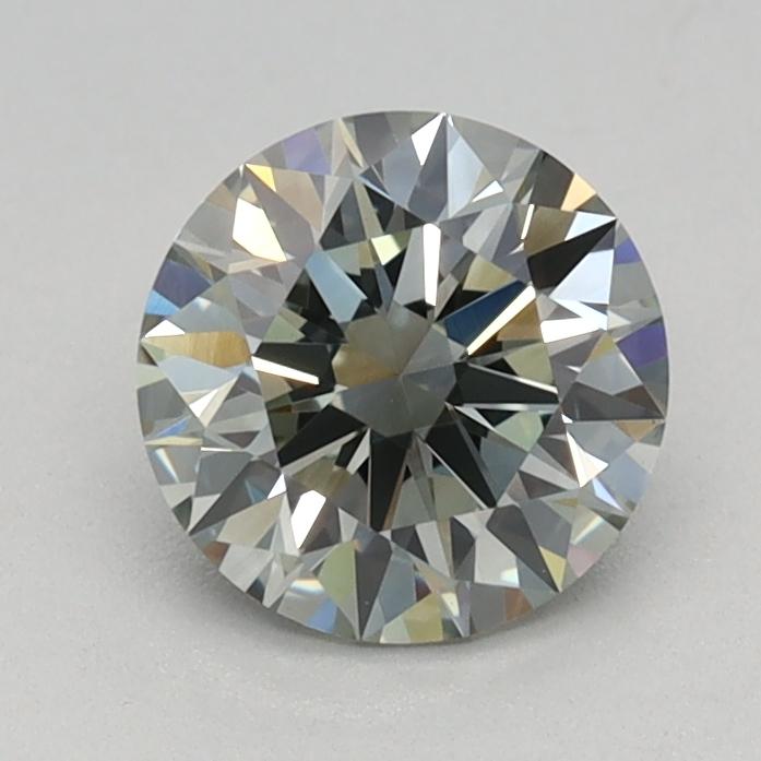 0.73 Ct. Fancy Green Round Lab Grown Diamond
